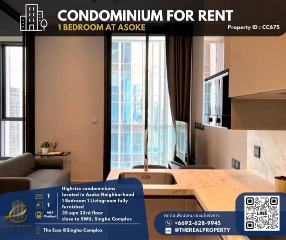 For rent : THE ESSE at SINGHA COMPLEX ready to move in For rent : THE ESSE at SINGHA COMPLEX ready to move in