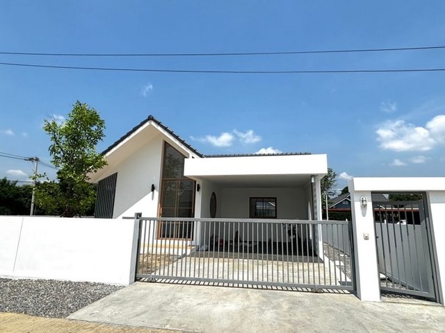 บ้านสร้างใหม่ชั้นเดียว บ้านสวยมินิมอล ดอนแก้ว สารภี บ้านสร้างใหม่ชั้นเดียว บ้านสวยมินิมอล ดอนแก้ว สารภี