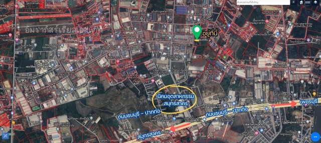 ขายที่ดินเปล่าพร้อมถม...ติดนิคมอุตสาหกรรมสมุทรสาคร ผังเมืองสีชมพู ขายที่ดินเปล่าพร้อมถม...ติดนิคมอุตสาหกรรมสมุทรสาคร ผังเมืองสีชมพู