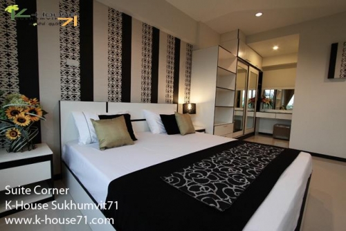 Ekamai,Thonglor  for rent K-House  Sukhumvit 71  Nice Apartment style Condo close to  Ekamai,Thonglor  @Sukhumvit 71 near BTS  Phra Khanong station    Soi Pridi Banomyong 14 Yaek 4 Tel.088-5245959