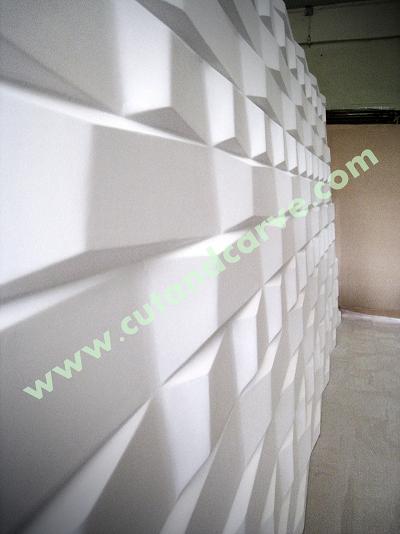 CUT & CARVE  WALL PANEL Ǻѧ ҹͧ©ٻ WAVE BOARD WALL PANEL    