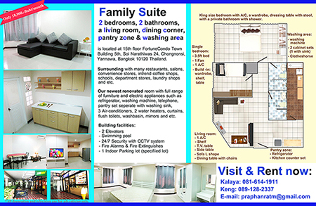 THE NEWEST RENOVATED - FAMILY SUITE 87SQ.M.
